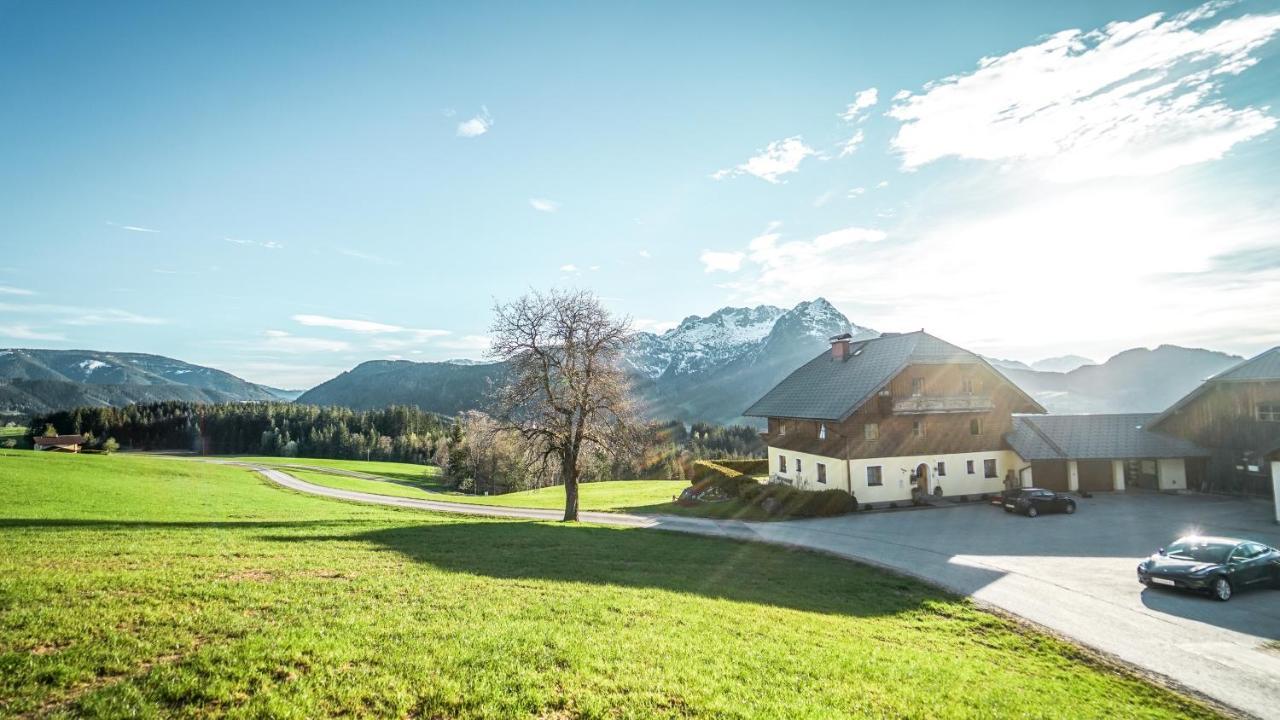 Bio Bauernhof Oberhinterberg Appartement Annaberg im Lammertal Zewnętrze zdjęcie