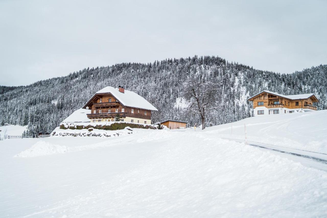 Bio Bauernhof Oberhinterberg Appartement Annaberg im Lammertal Zewnętrze zdjęcie